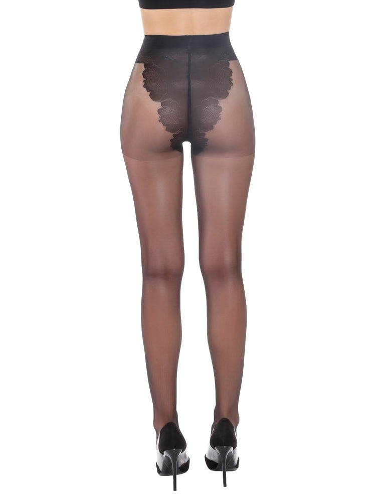 Women's Fresh Summer 10 Denier sheer black color